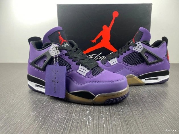 Cheap MAX Travis and Retro LN4 4 766296 (Friends Jordan Purple Family) Scott 0824